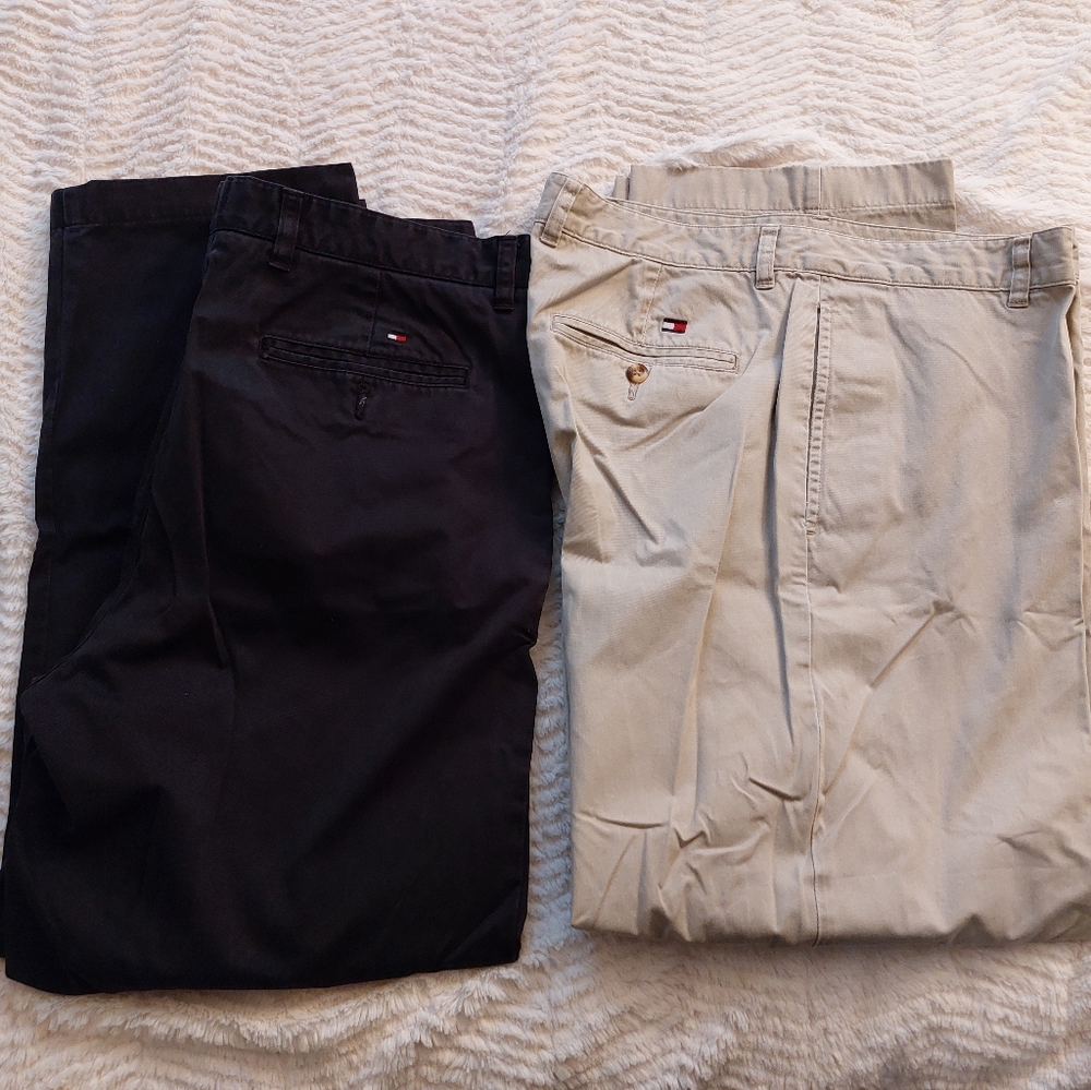 2 Tommy Hilfiger Business Casual Dress Pants Lot